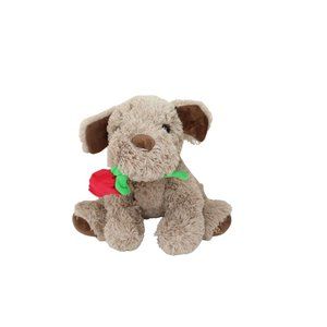 Russell Stover Coco the Love Pup Plush Dog Stuffed Animal Brown 90799